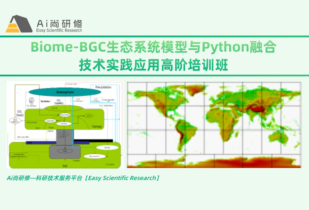 直播课：Biome-BGC生态系统模型与Python融合技术实践应用高阶培训班