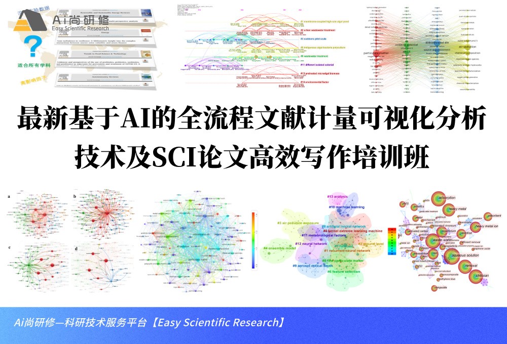 零实验数据发SCI：全流程文献计量可视化分析技术及论文写作培训班