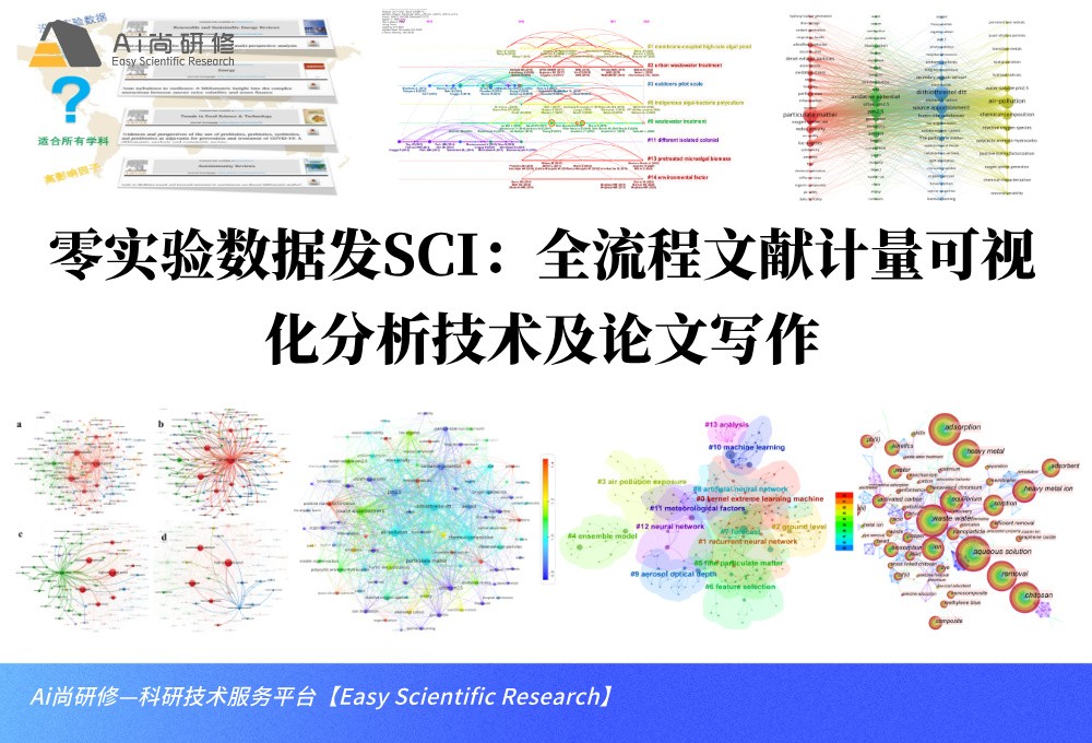 零实验数据发SCI：全流程文献计量可视化分析技术及论文写作培训班