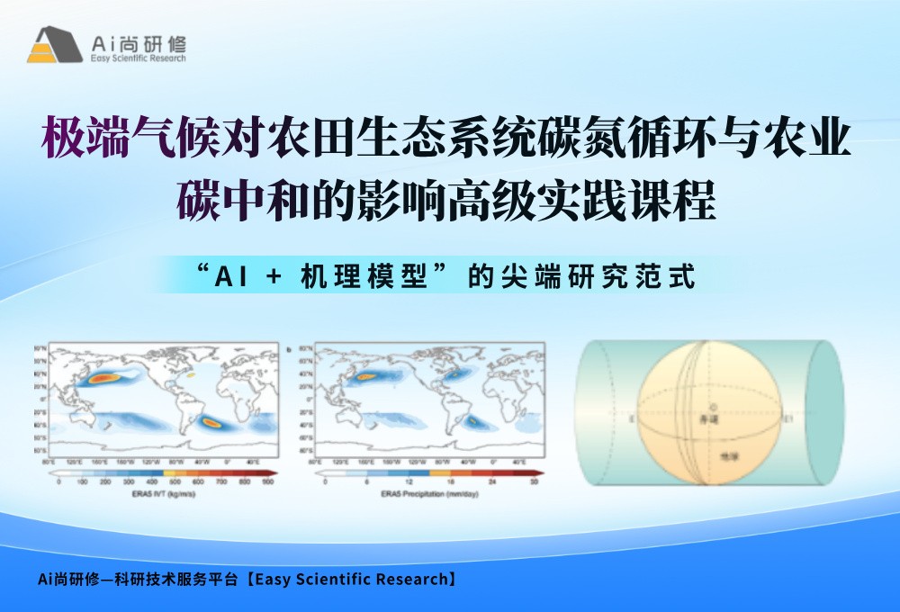 直播课：极端气候对农田生态系统碳氮循环与农业碳中和的影响高级实践培训班