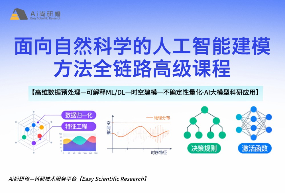 直播课：面向自然科学的人工智能建模方法全链路高级研修班