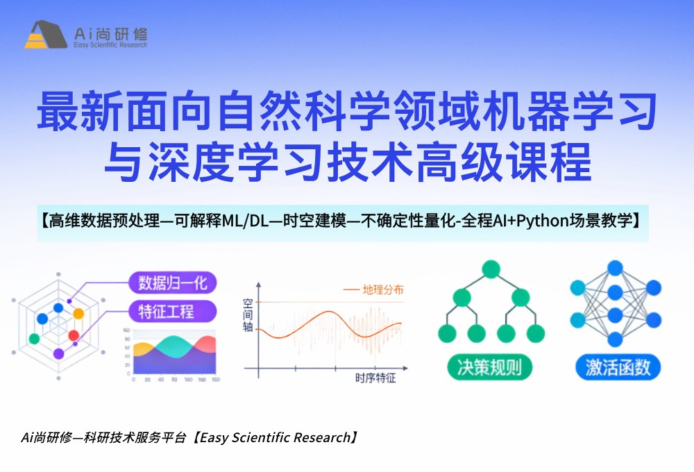 直播课：面向自然科学的人工智能建模方法全链路高级研修班