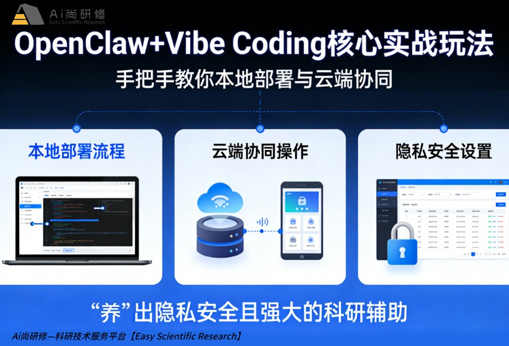 关于举办“OpenClaw+Vibe Coding核心实战玩法，手把手教你本地部署与云端协同，“养”出隐私安全且强大的科研辅助”培训班