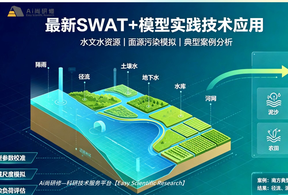 直播课：最新SWAT+模型在水文水资源及面源污染模拟中的实践技术应用及典型案例分析培训班